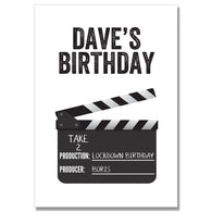Personalised Take 2 Lockdown Birthday Card
